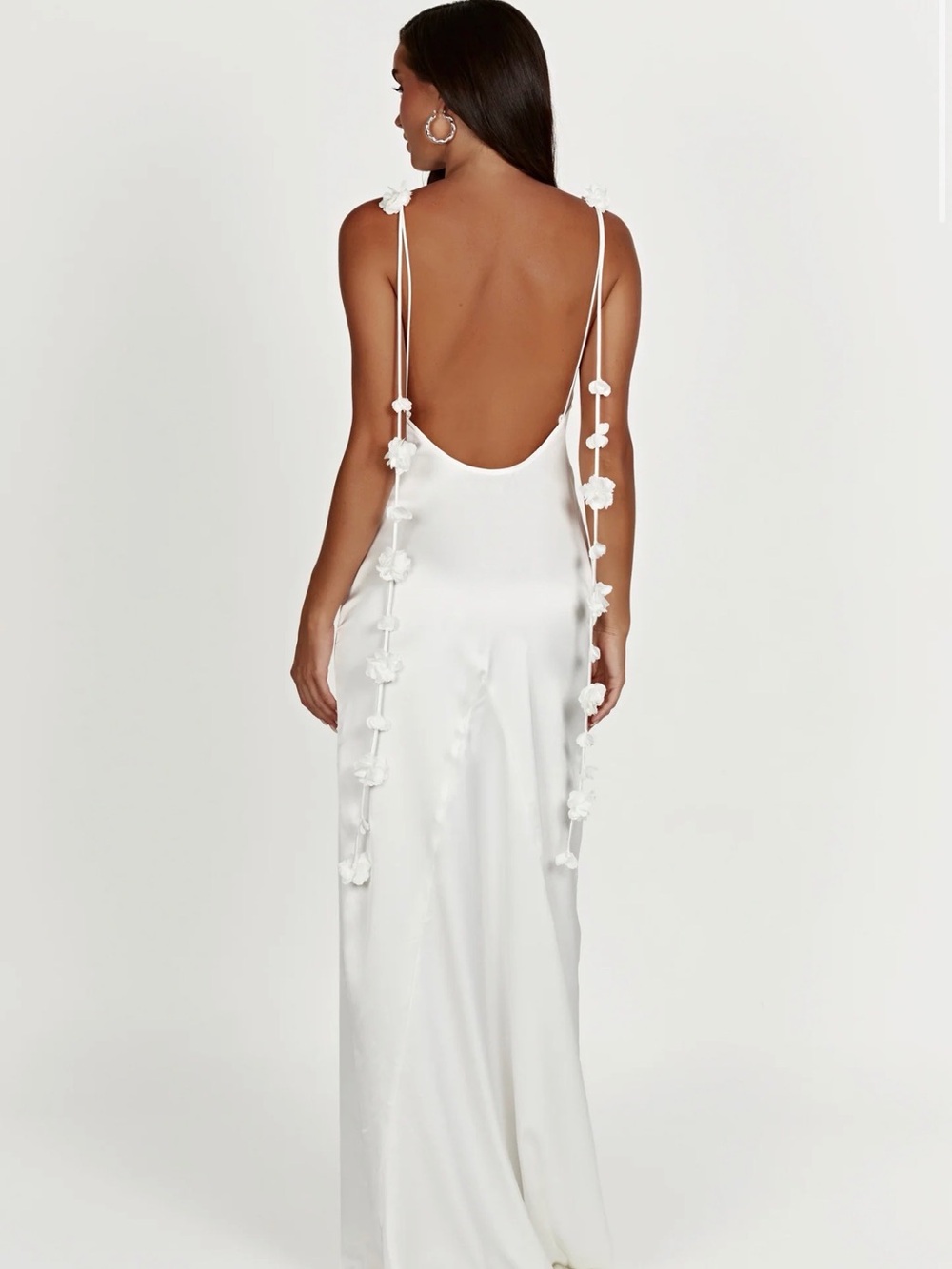 Meshki Elenora Rose Gown - White